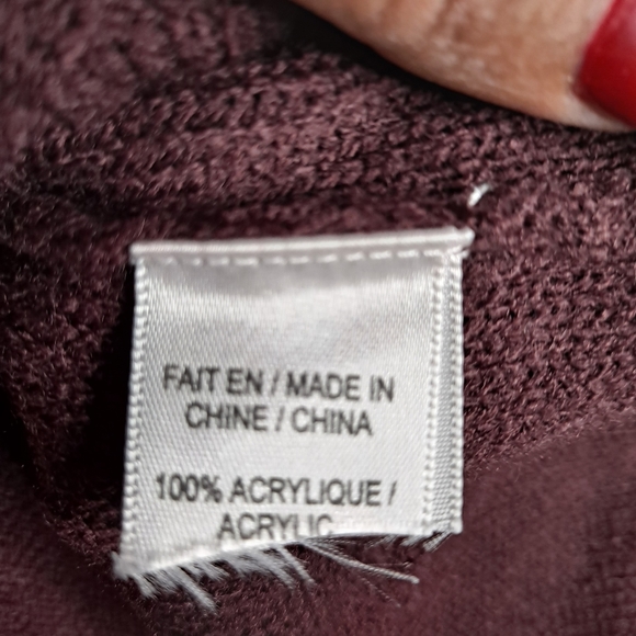 Devoted luxury apparel Crew neck maroon size XS - Picture 7 of 8